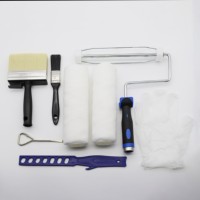 Rouleaux en microfibre pour tissu, 7 et 9 pouces, personnalisables pour le bâtiment, outils de manutention pour pinceaux de peinture de qualité DIY, vente chaude en usine