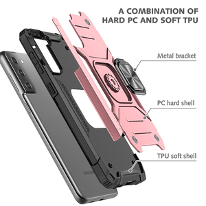 DIOUSI Pour Samsung <span class=keywords><strong>Galaxy</strong></span> <span class=keywords><strong>S21</strong></span> Case Antichoc Mobile Phone Bag Case avec Aimant Pour Samsung <span class=keywords><strong>S21</strong></span> Plus - Product Image 2