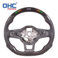   Volant de direction LED pour Volkswagen Golf 6 7 8 R MK6 MK7 MK8 GTI Scirocco Volant en fibre de carbone Ohc Motors