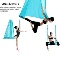 Juego de hamaca de Yoga antigravedad de alta resistencia para interiores y exteriores, 5*2,8 M, Premium tela de seda, hamaca aérea de nailon para Yoga, columpio