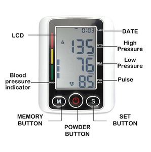 Machine BP tensiomètre numérique tensiomètre électrique portable tensiomètre équipement de mesure médicale - Product Image 3