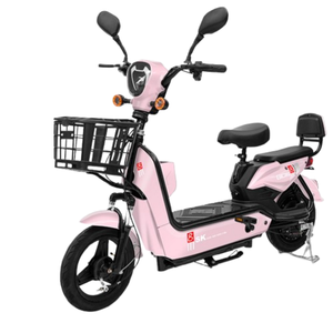 มอเตอร์ไซค์ไฟฟ้ารุ่นฮิตปี 2023 พร้อมมอเตอร์ฮับหลัง 48V 350W โครงเหล็ก แบตเตอรี่ตะกั่วกรด 3 สปีด สำหรับผู้ใหญ่ - Product Image 2