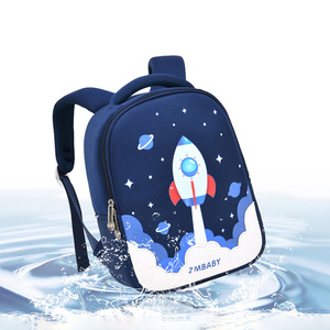 Sac à dos scolaire pour enfants <span class=keywords><strong>personnalisable</strong></span> avec des motifs de dessins animés, imperméable en néoprène, pour filles et garçons - Product Image 2