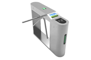 بطاقة RFID QR تذكرة نظام التحكم في الوصول التلقائي الفولاذ المقاوم للصدأ ترايبود الباب الدوار للبقع ذات المناظر الخلابة - Product Image 4