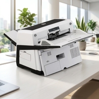 Scanner de documents recto-verso A3 FI-6670 90ppm 180ipm Reconditionné pour la numérisation par lots de cartes, dessins, plans, papier long 3048mm