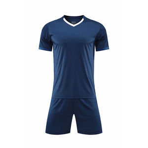 Ademend Voetbalshirt Met Korte Mouwen Voor Heren, Snel Droog Teamuniform Training En Trainingspak Voor Volwassenen - Product Image 5