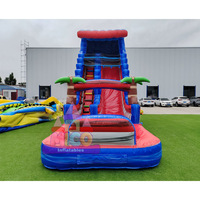 Toboggan aquatique gonflable en PVC souple avec souffleur d'air, idéal pour les mariages, les fêtes, les événements et la location (pour enfants et adultes) - Offre spéciale