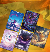 Huohu Vol.3 Cartes de collection Pokémon Polaroids, bandes de films déchirables avec photos de personnages d'anime, jouets, cadeaux pour enfants