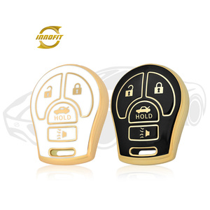 Étui de protection pour clé de voiture Innofit NIE3 en TPU, fournisseur de marque pour Nissan Tiida March, protection de clé auto premium à prix abordable - Product Image 1