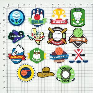 Charme de chaussure de jeu de sport de baseball pour la décoration de sabot pour le sabot breloque de chaussure de basket-ball adapté pour l'ornement de chaussure Football - Product Image 5