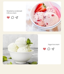 บ้านเครื่องทําไอศกรีมรสเดียวอุตสาหกรรมเยอรมันเชิงพาณิชย์น้ําเชื่อมอ่อนเครื่องทําไอศกรีมลูกเครื่องอิตาลีราคาการค้า - Product Image 5