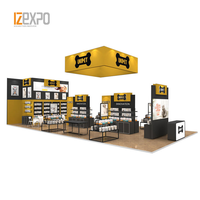 Stand d'exposition modulaire réutilisable 20x20 pieds (6x6m) pour salon professionnel, stand d'exposition de produits pour exposition canine
