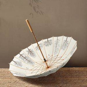 Paraguas Clásico de Alta Gama con Mango de Madera y Varilla Recta para Hombre, Apertura Semiautomática, 120 cm de Apertura, ¡Venta Caliente! - Product Image 4