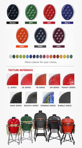 Auplex Fabricante <span class=keywords><strong>Asador</strong></span> De Carbon Barbacoa De Cerámica Kamado Grill 13 a 29 Pulgadas Egg BBQ Fumador Parrillas De Carbón - Product Image 4