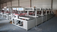 Machine d'emballage sous film rétractable automatique électrique efficace pour aliments, boissons, plateaux d'œufs et de fruits, emballage sous film et feuille, économie d'énergie