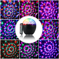 Petite boule magique, lumière de scène disco, 16 couleurs LED, étanche, télécommande, chambre à coucher, Noël, vacances, projection, design moderne