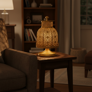 Lámpara <span class=keywords><strong>de</strong></span> Mesa Marrakech Europea Hecha a Mano al por Mayor con Luz LED Cálida <span class=keywords><strong>Blanca</strong></span> para Decoración <span class=keywords><strong>de</strong></span> Sala <span class=keywords><strong>de</strong></span> Estar - Product Image 5