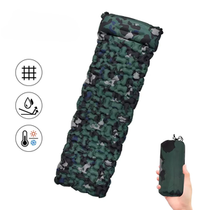 Matras Tidur Tiup TPU Ultralight untuk Hiking Outdoor dengan Pompa Inflator Eksternal, Matras Camping Ringan Bentuk Tulang - Product Image 1