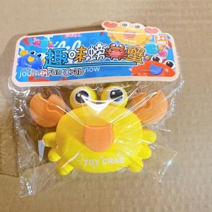 Simpatici giocattoli di piccolo granchio per bambini nuovi e piccanti per auto Mini stampa di ritorno per animali premono pressa per granchio e vanno giocattoli per auto in plastica granchio giocattolo per bambini - Product Image 6