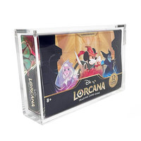 Boîte de présentation en acrylique transparente avec protection UV avancée pour Lorcana TCG Chapter Booster Box