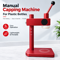 Machine de bouchage manuelle pour bouteilles en plastique, outil de scellage rapide à commande manuelle, bouchonneuse de bouteilles légère et portable