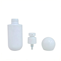 Botella de 100 ml de Resina Plástica Antiderrames para Envase Exterior de Loción, Tapa de Cierre a Presión, Botella para Loción Corporal y Esencia