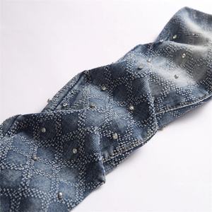 Pantalones Vaqueros Ajustados de Estilo Punk para Hombre 2025, con Tachuelas Bordadas, Elásticos, Ropa Urbana Juvenil, Rock, Hip-Hop - Product Image 5