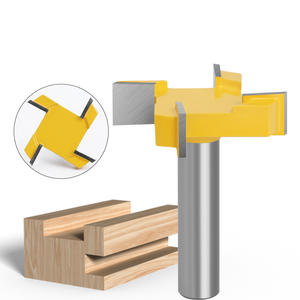 Gỗ Burr Khoan Bit Sàn Công Cụ Làm Sạch 8Mm Chân Làm Sạch <span class=keywords><strong>Router</strong></span> Bit Cho Chế Biến Gỗ Mortising Phay Cutter Rắn <span class=keywords><strong>Router</strong></span> Bit - Product Image 1