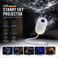 Mini Lámpara Proyector Espacial USB Portátil, Decoración del Hogar, Logotipo Personalizado, Venta al Por Mayor, Suministro Directo de Fábrica