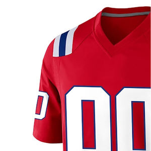 Jersey de Fútbol Americano de la Mejor Calidad, Transpirable, Diseño Personalizado, Talla Grande, con Mangas Cortas, Gran Venta - Product Image 2
