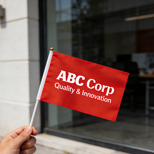 Custom Hand <strong>Flags</strong> Sports Events Cheering Prop Hand <strong>Flag</strong> Stick Hand Waving <strong>Flag</strong> - Product Image 4