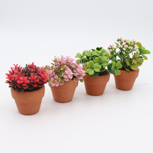 Plantas <span class=keywords><strong>Suculentas</strong></span> Artificiales <span class=keywords><strong>con</strong></span> Decoración de Maceta de Arcilla, Macetas de <span class=keywords><strong>Flores</strong></span> de Plástico Personalizadas al por Mayor, <span class=keywords><strong>Flores</strong></span> y Plantas Preservadas PA83 - Product Image 3