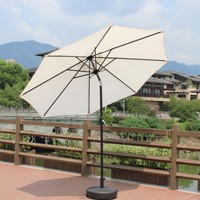 Parasol de plage arc-en-ciel Sumcer personnalisable, portable, à rayures colorées, pour pique-nique en extérieur, avec plateau de table intégré