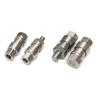 NAIWO coupleur rapide à face plate inoxydable QRC Connecteur de carte de connexion multiple Staubli hydraulique pour le visage