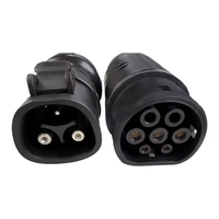 Adaptateur de chargeur EV européen Qiaoyi 7KW, état neuf, type NACS Type2, tête de charge 32A, 220V, noir, PC+copper, garantie 1 an