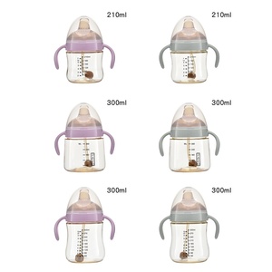 Bouteille de lait pour bébé nouveau-né en silicone, multifonctionnelle, réutilisable, avec tétine, pour tout-petits, enfants, logo personnalisé, vente en gros - Product Image 2