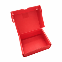 Plaque en plastique alvéolaire rouge en PP, imperméable, pour emballage personnalisé, matériau brut pour cloisons de séparation
