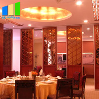 Cloison mobile moderne pour salle de banquet, restaurant, école, insonorisante, glissage fluide, installation facile
