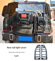 Offre Spéciale ABS installation facile pièces de carrosserie Abs accessoires extérieurs de voiture couvercle de feu arrière adapté pour Jetour T2