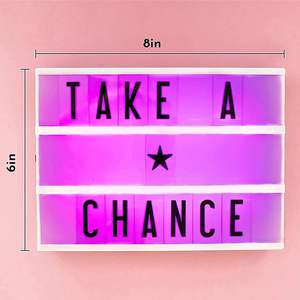 Customized Waterproof Aluminum LED Hotel Film TV <strong>Message</strong> Board Replaceable Text Luminous Characters <strong>Light</strong> <strong>Box</strong> 100cd/m - Product Image 3