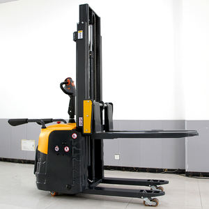 China Mejor Precio 2T Mini Manual Maximal Apilador Eléctrico Batería Carretilla Elevadora Eléctrica de pie - Product Image 1