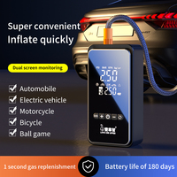 Multi Function Electric air Compressor Car Tyre Inflators Digital Acdc Tire Inflator / DC 12V AC 110V Portable Tire air Pump