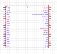 MCT8329A1IREER Driver de porte BLDC triphasé avec algorithme de contrôle de moteur sans capteur intégré, fonctionnement haute vitesse, montage SMT