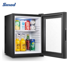 Refrigeradores Silenciosos de 40L, Mini Bar con Puerta de Vidrio y Cerradura para Hotel DSS-40EB7(B), Mini Refrigerador con Puerta de Vidrio para el Hogar - Product Image 2