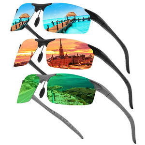 Gafas de sol deportivas polarizadas UV400 con montura de PC y lentes TAC para ciclismo, pesca, conducción y uso al aire libre - Product Image 1