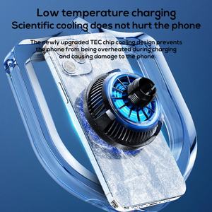 Support de téléphone magnétique sans fil pour voiture Memo GW02 avec chargeur et refroidisseur - Product Image 4