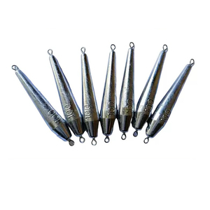 Plomb de pêche en gros <span class=keywords><strong>à</strong></span> double anneau pour pêche en haute mer, 30-100g - Product Image 1