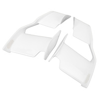 Ailerons latéraux de carénage de moto, stabilité accrue, réduction des vibrations, aérodynamique, blanc, pour S1000R M1000R 2021 à 2023