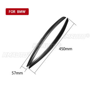 ฝาครอบตกแต่งคิ้วไฟหน้าคาร์บอนไฟเบอร์ 2 ชิ้น สำหรับ BMW E92 E93 ซีรีส์ 3 คูเป้ E92 M3 คูเป้ ปี 2006-2012 - Product Image 3