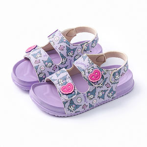 Sandali estivi da ragazza alla moda pantofole traspiranti da esterno soffice soletta leggera chiusura Slip-On per bambini per l'autunno - Product Image 3